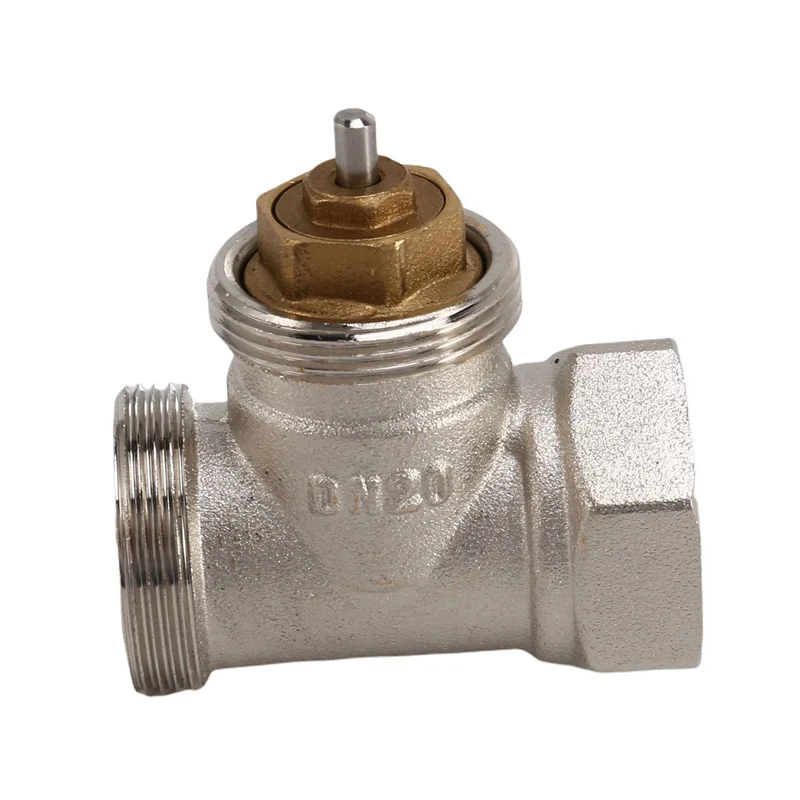 A36T-2X 3/4Inch Brass Thermostatic Radiator Valve Straight Type DN20 Automatic Temperature Control Valve Floor Heating