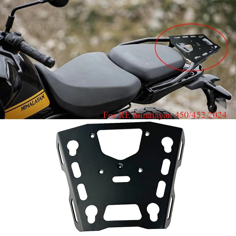 

For RE Himalayan 450 Himalayan 452 2024 Motorcycle Rear Tail Luggage Rack Tailstock Top Case Trunk Holder Shelf Support Bracket