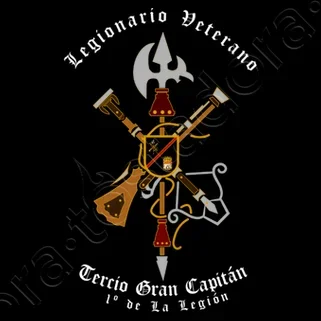 Tercio Gran Capitan Legionario Veterano Spanish Legion Veterans T-Shirt New 100% Cotton Short Sleeve O-Neck Casual Mens T-shirt