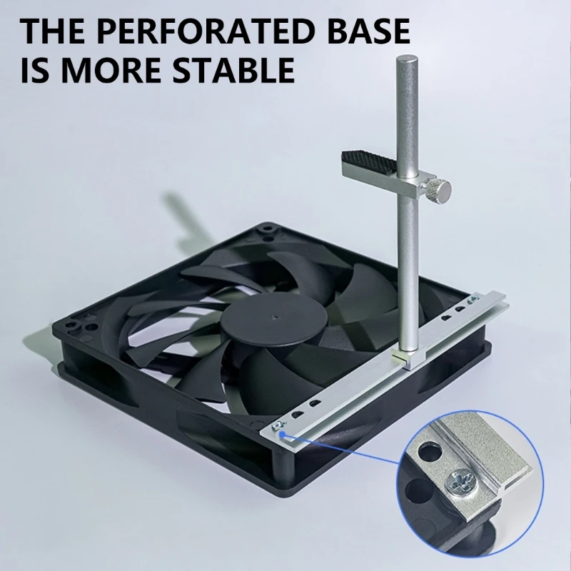 Aluminum Graphics Card Support Bracket Adjustable Single Slot GPU Holder Enhances PC Stability H8WD