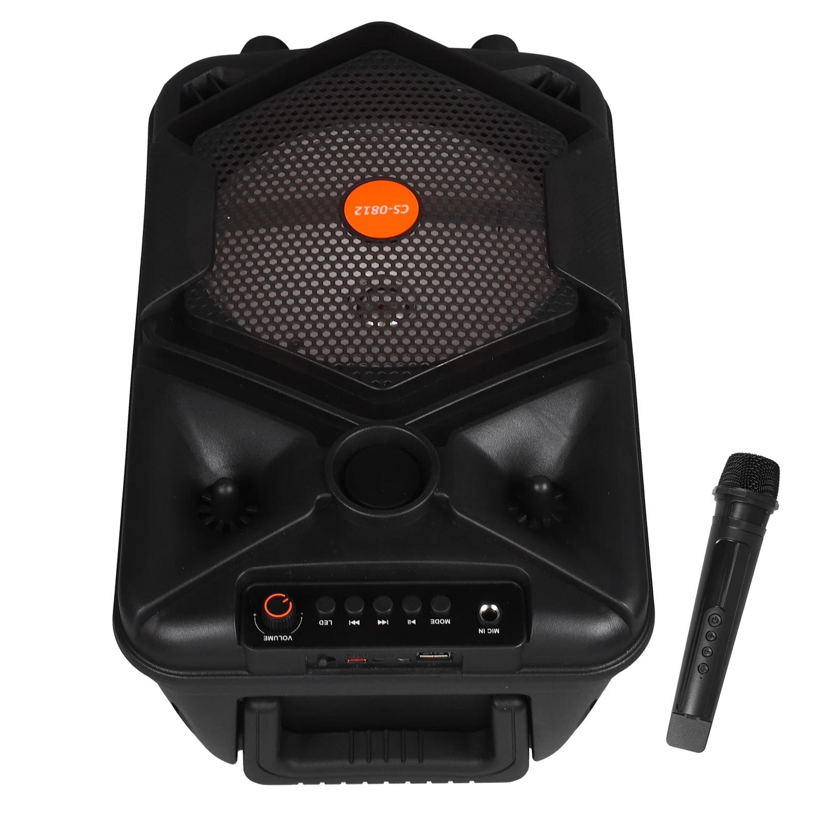

Portable Speaker With Wireless Mic Subwoofer Karaoke Machine Outdoor Camping Hiking Picnics Events Mini Travel Sound