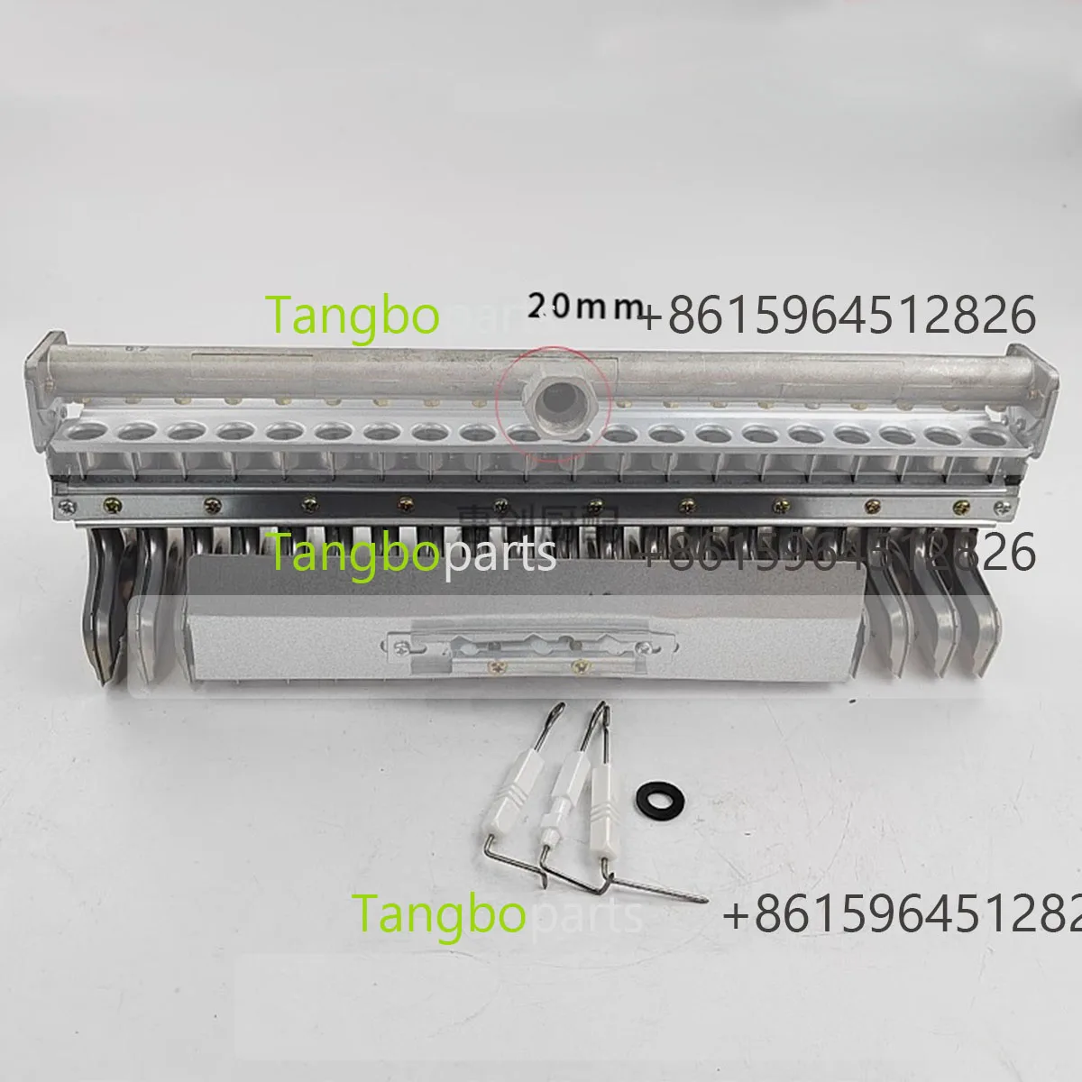 Commercial Burner Gas Range Oven Spare Parts LPG NG 20-Row Row Burner