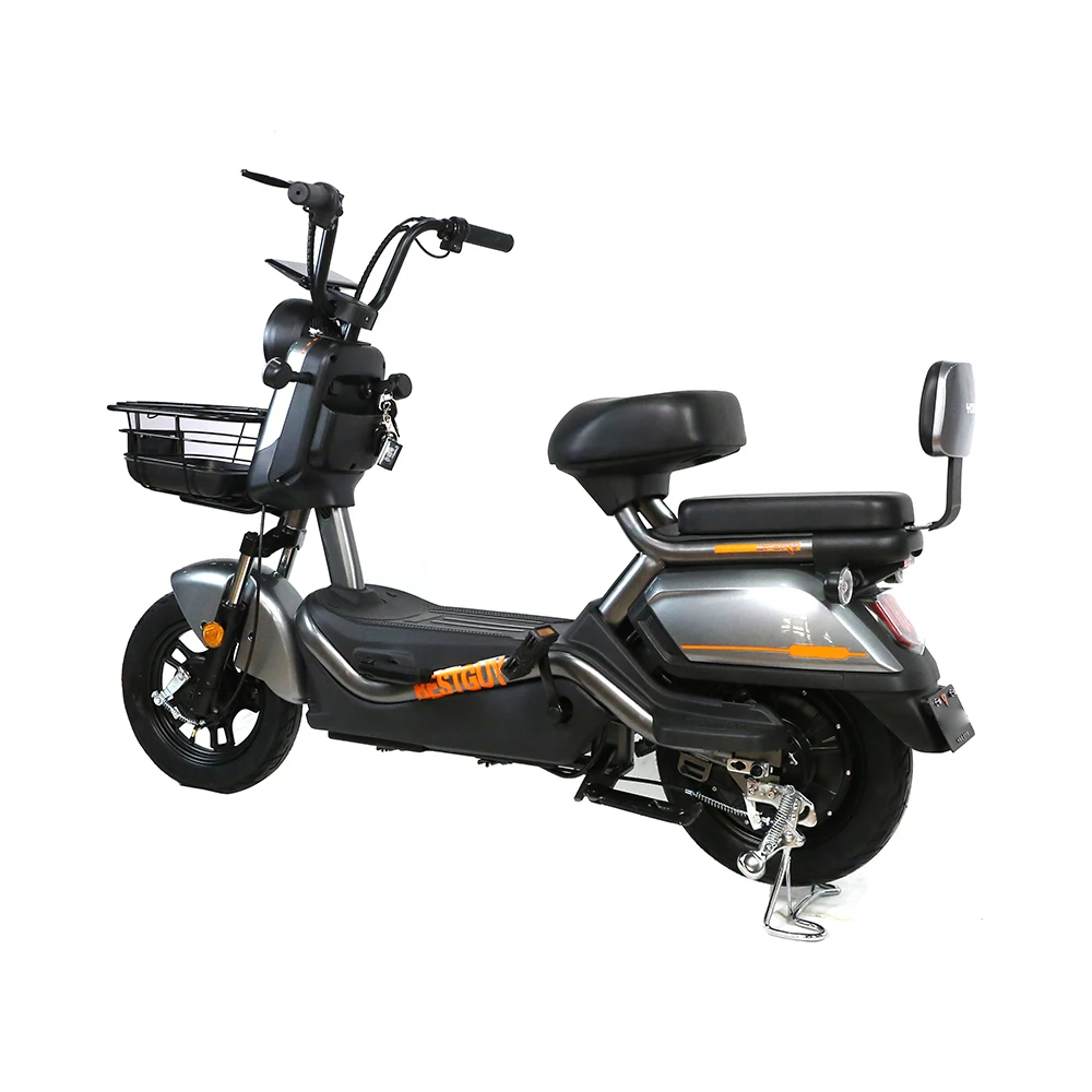 Factory Price Electric City Bike for Adults with Anti-theft Remote Alarm Cycling Ebike 48V with Front LED Spotlight City E-bike