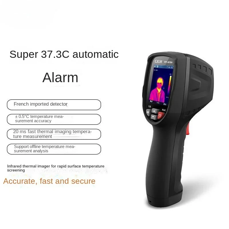 DT-870YS Thermal Imager Tablet Display Bluetooth Imaging Camera Live TV Streaming LED Temperature Real Time Thermal Camera