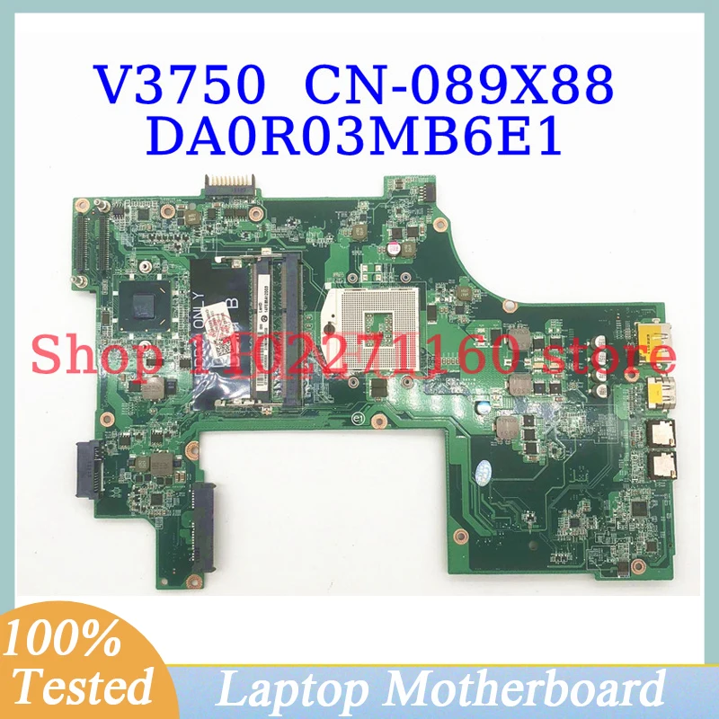 

CN-089X88 089X88 89X88 For DELL 3750 V3750 Mainboard DA0R0MB6E1 Laptop Motherboard SLJ4N HM67 100% Full Tested Working Well