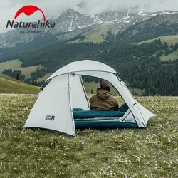 Naturehike Jims Gear 4 Seasons Outdoor Tent 1 2 Person 15D Nylon Ultralight Camping Hiking Tents Double Layers Wodoodporny namiot