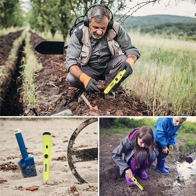 Waterproof Portable Locating Detector Treasure Hunting Tool Accessories 360 Degree