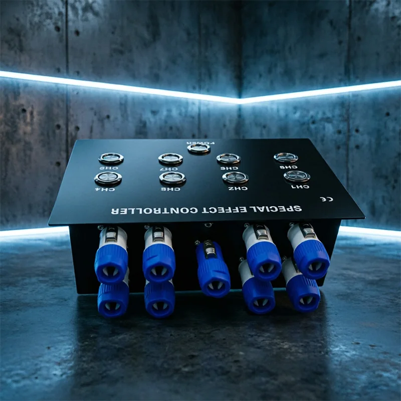 8-way Power Connection Controller Push Switch Effect Equipment Stage Machine Electronic Controller