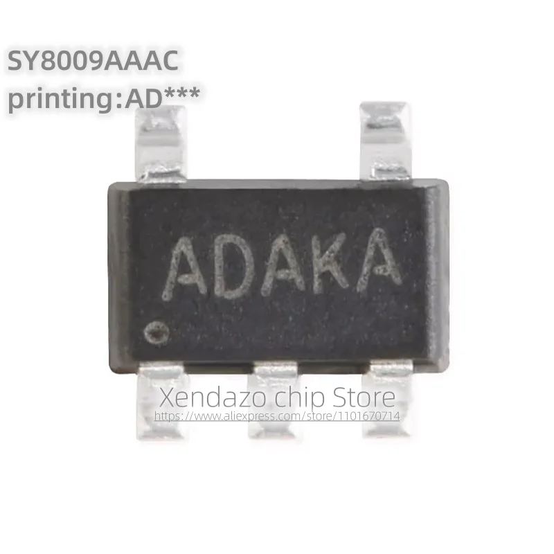 10pcs/lot SY8009AAAC printing AD*** SOT-23-5 package Original genuine Synchronous step-down DC-DC regulator chip