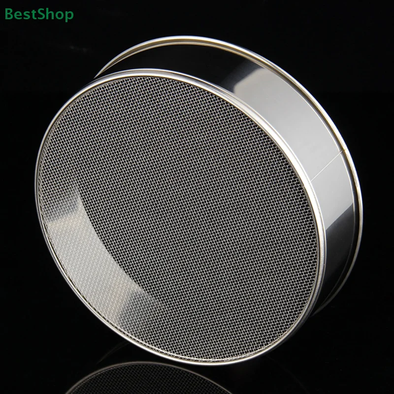 ♥Stainless steel Round  Flour sieve 15/20/24cm Ultra-fine 60 Mesh Flour Sifter Cake Baking Strainer