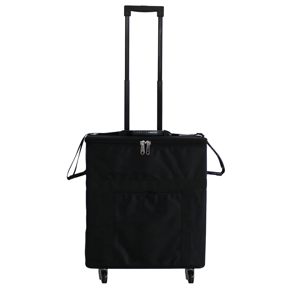 Ready to Ship Black Oxford Sunglasses Suitcase For Display Eyeglasses Storage Box for Eyewear With Trays Trolley Case