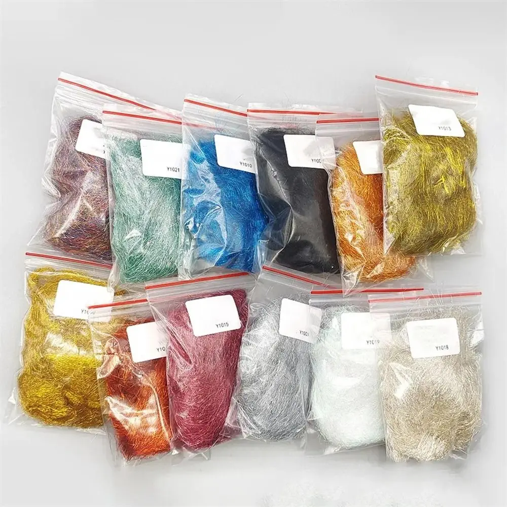 

Streamers Fibers Durable Synthetic Fly Tying Materials Ice Wing Flash Thin Scud Dub Trout Fishing Accessories