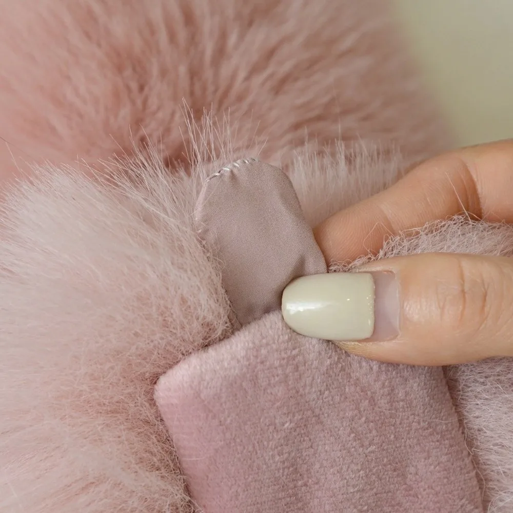 

Повседневный воротник из искусственного меха, утолщенный мягкий теплый воротник с перекрестной шеей, портативный зимний теплый воротник, теплая и шаль