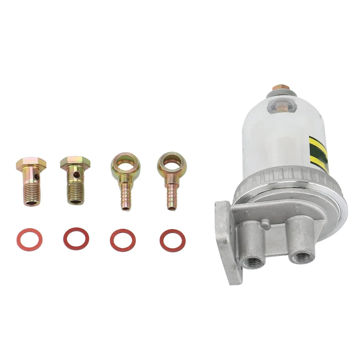 

CA141 Грубый фильтр для отделения масла и воды, осадочная чашка со сливным портом и разъемом 8 мм/10 мм (8 мм)