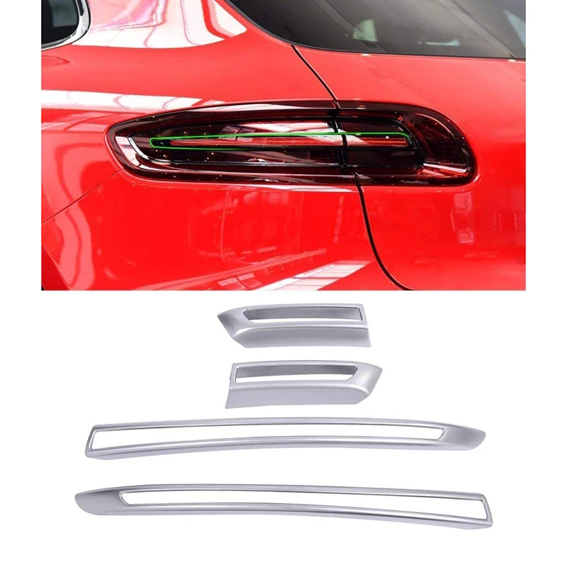 

Хромированная рамка задней противотуманной фары из АБС-пластика, декоративная накладка для Porsche Macan 2015-2017