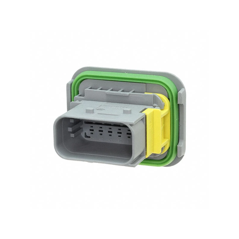 2-1703639-1,Female Housing,Heavy Duty Sealed Connector Series,Centerline 0.157 in,12P,Wire-to-Wire,Male Terminals,2-1564520-1