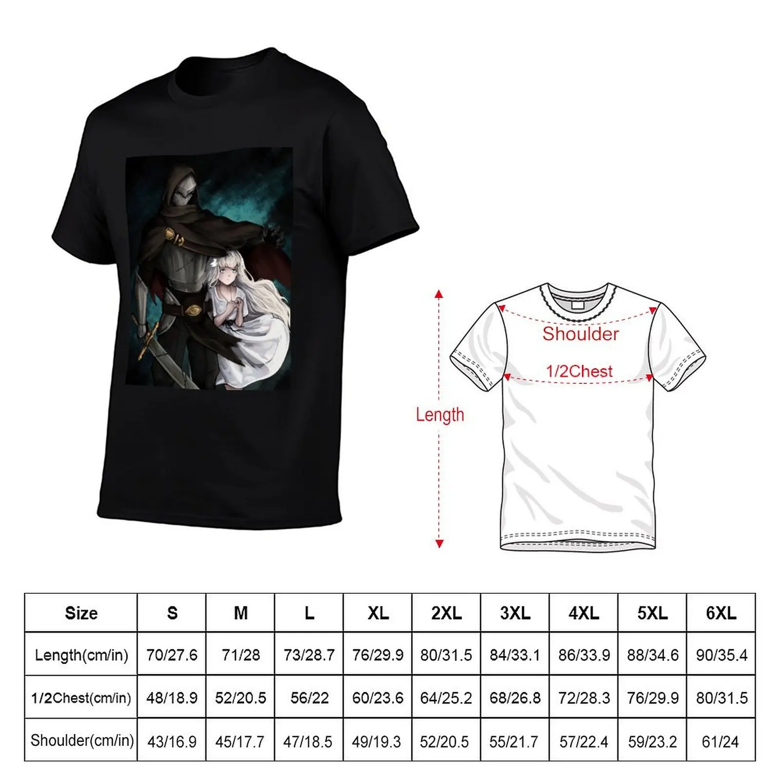 Ender Lilies T-Shirt Blouse aesthetic clothes men t shirts high quality