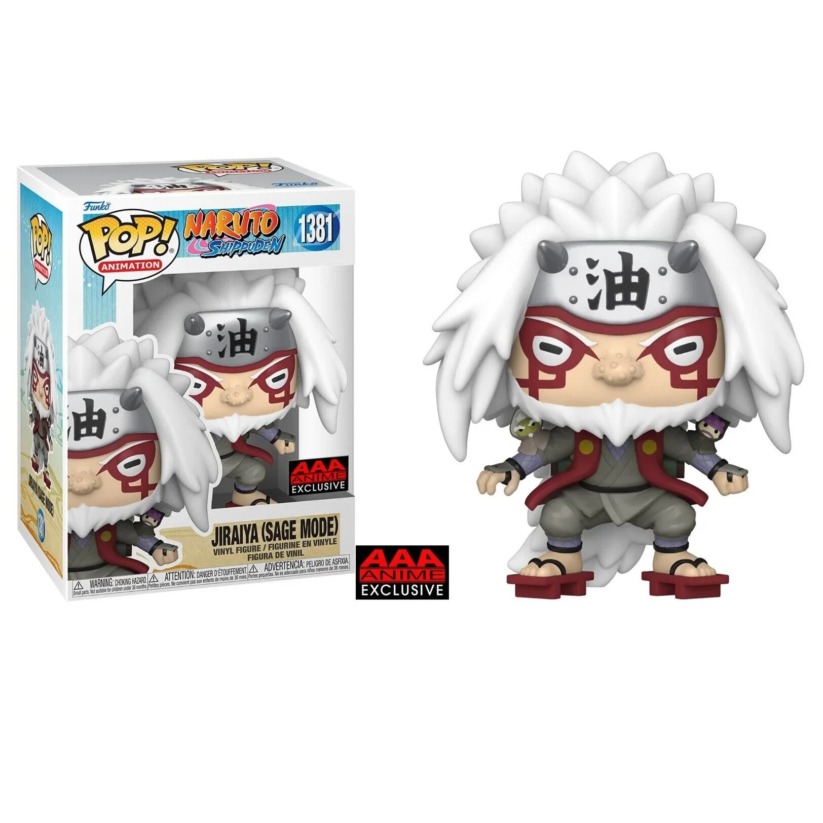 Наруто Funko Pop Jiraiya шалфный режим 1381 # фигурка карманные игрушки фигурка коллекционные модели игрушки