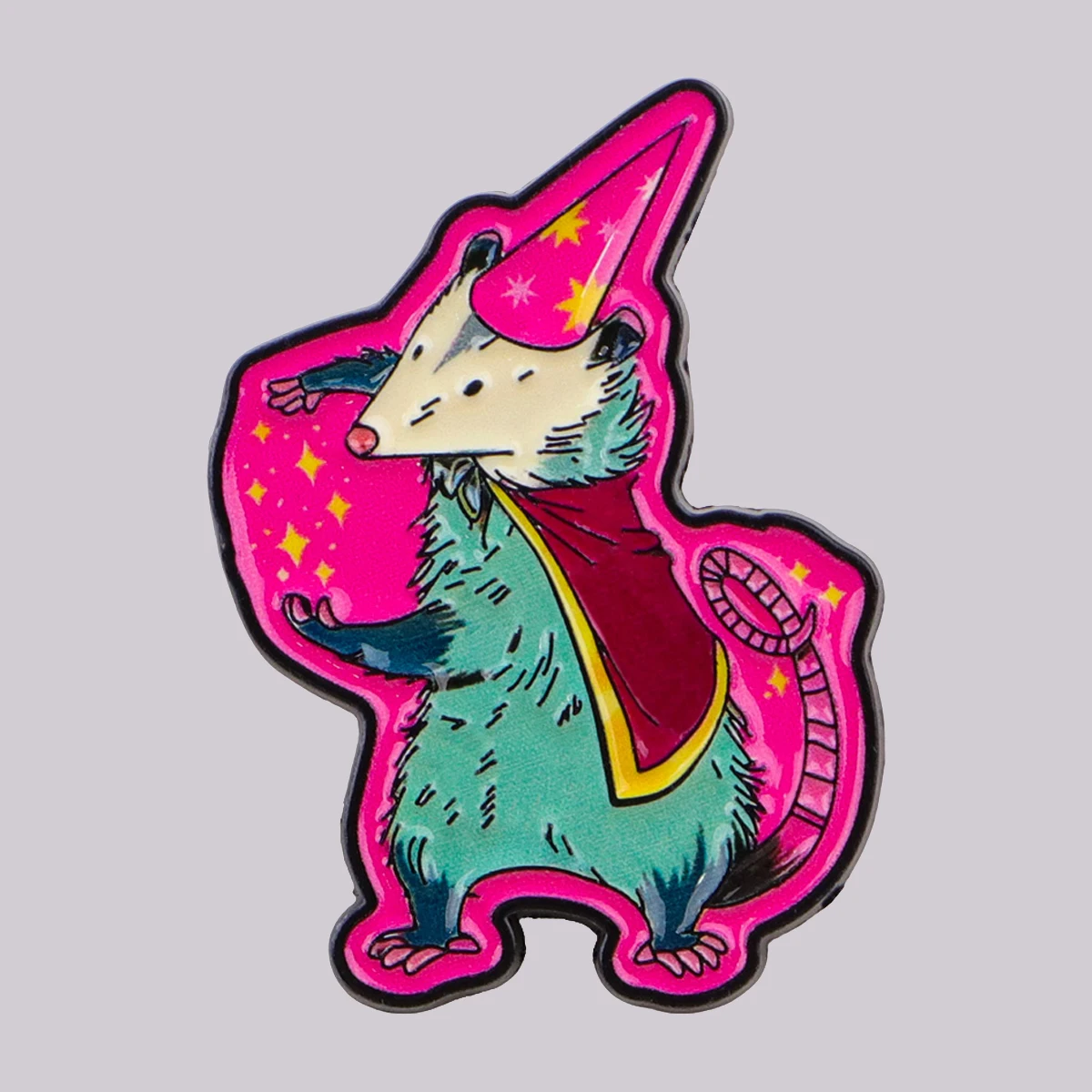 Lustige Tier-Emaille-Anstecknadeln: Niedliche Opossum-Broschen, Anstecknadeln für Rucksäcke, Kleidung, Accessoires, Modeschmuck, Geschenk für Freunde