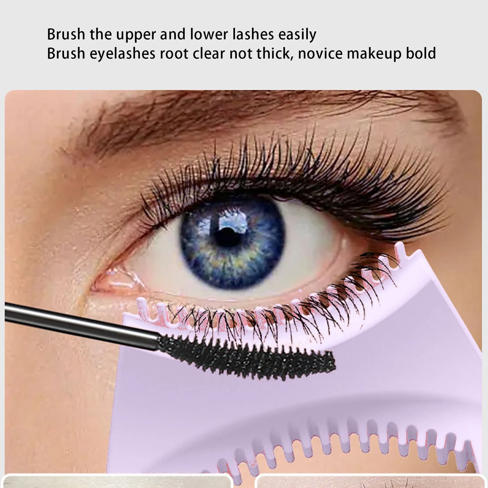 Eyeliner stencil Wing Tips multifunzione Silicone riutilizzabile ombretto Mascara Shield applicatore Guard per strumenti di trucco