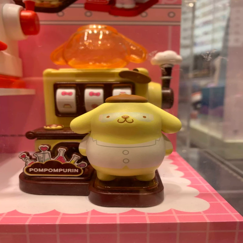 Máquina de Juego de Dulces de Personajes de Sanrio, Serie Hello Kitty, My Melody, Kuromi, Pompompurin, Caja Sorpresa, Lindas Mini Figuras Decorativas, Regalo