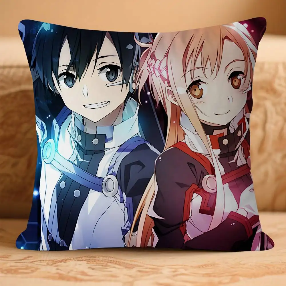 السيف الفن على الانترنت وسادة شخصية غطاء غبار غرفة نوم الاطفال حزب الديكور المخدة عيد ميلاد الأطفال هدية #6