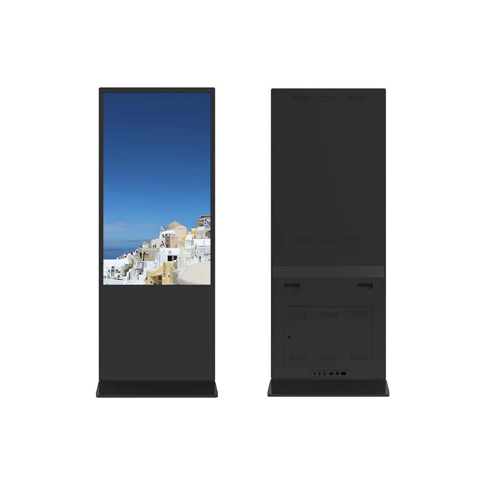 43 inch digitale signage spelers met touchscreen voor binnengebruik, staande smartboard kiosk LED reclame scherm