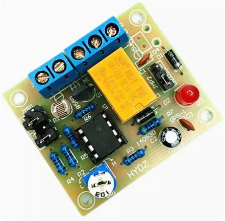 LM393 DIY Light Operated Switch Kit Light Control Switch Photosensitive DIY Electronic Trigger Output Mode Module Funny DIY Kit