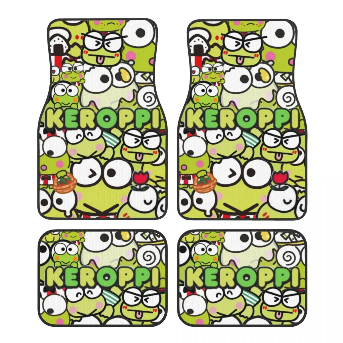 

Kero Kero Keroppi Floor Mats for Cars All-Weather Waterproof Floor Mats Liner Full Set Car Accessories