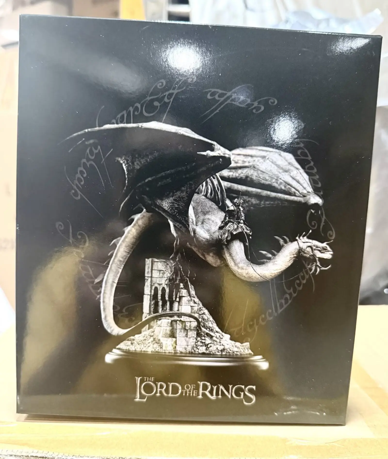 New 17cm Witch King Of Angmar Fell Dragon Collectible Figurine Statue Ornament For Adult Movie Fans