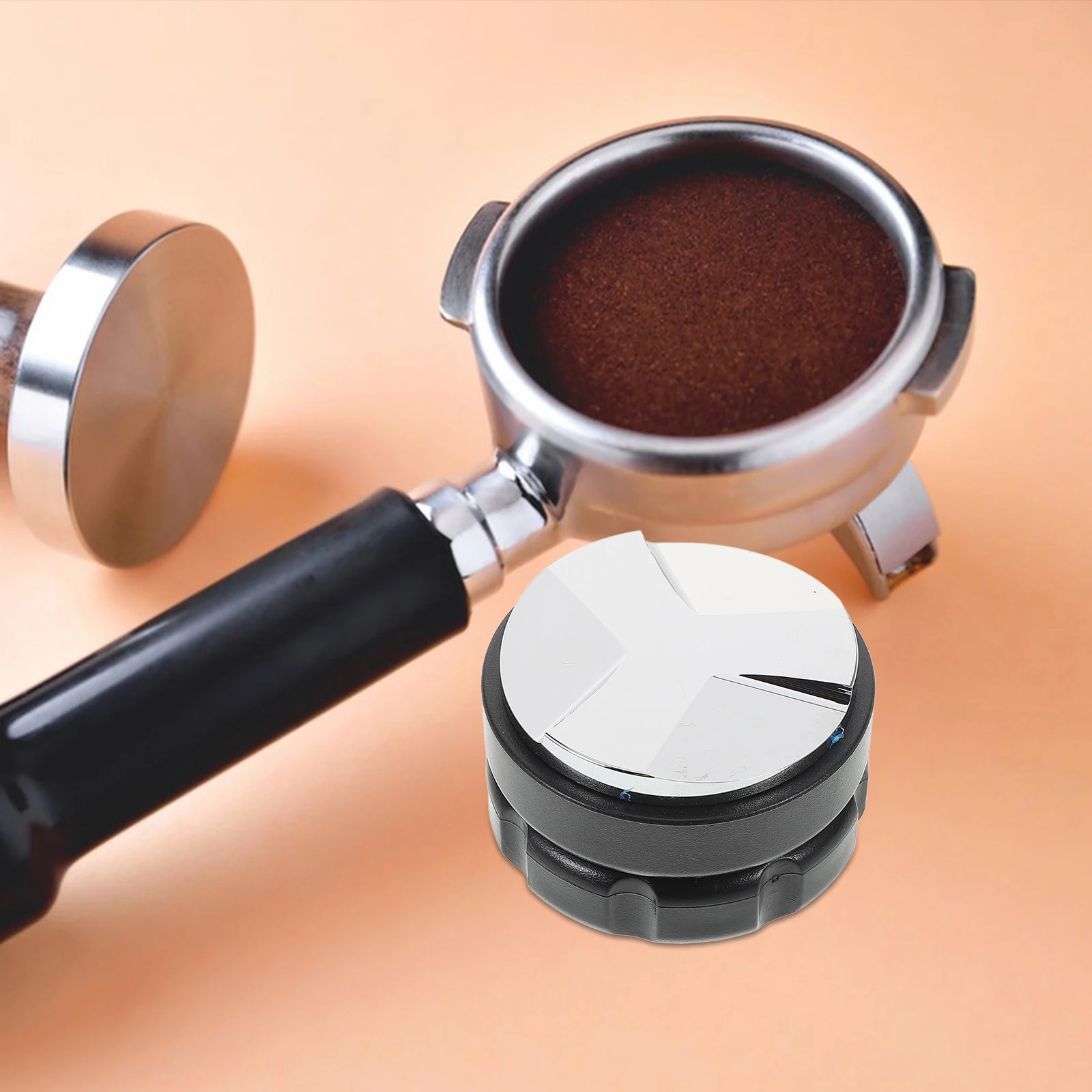 

Coffee Distributor Hand Tamper Aluminum Machine Accessories Making Tool Espresso Tampers