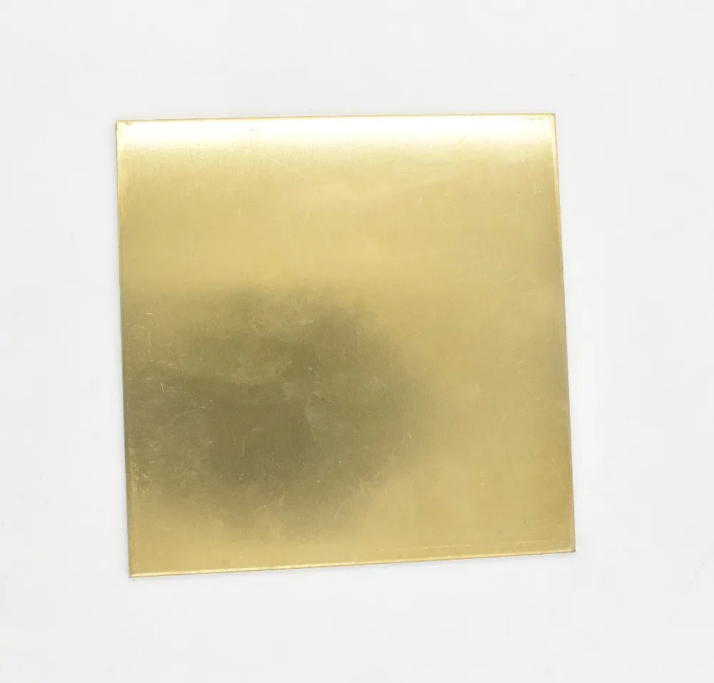 

1 pcs Square Brass Plaque Plate 50 * 50mm 100 * 100mm