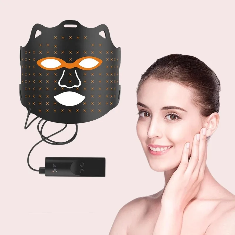 Silicone 7 cores led máscara facial terapia de luz vermelha máscara de terapia de luz led máscara facial para anti-idade máscara de fóton