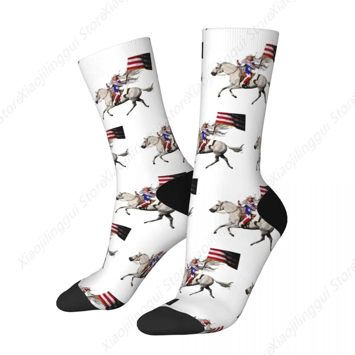 Beyonce Cowboy Carter Music Singer Pop Queen Design Theme Crew Socks Merch for Women Men Sweat Absorbing Sock