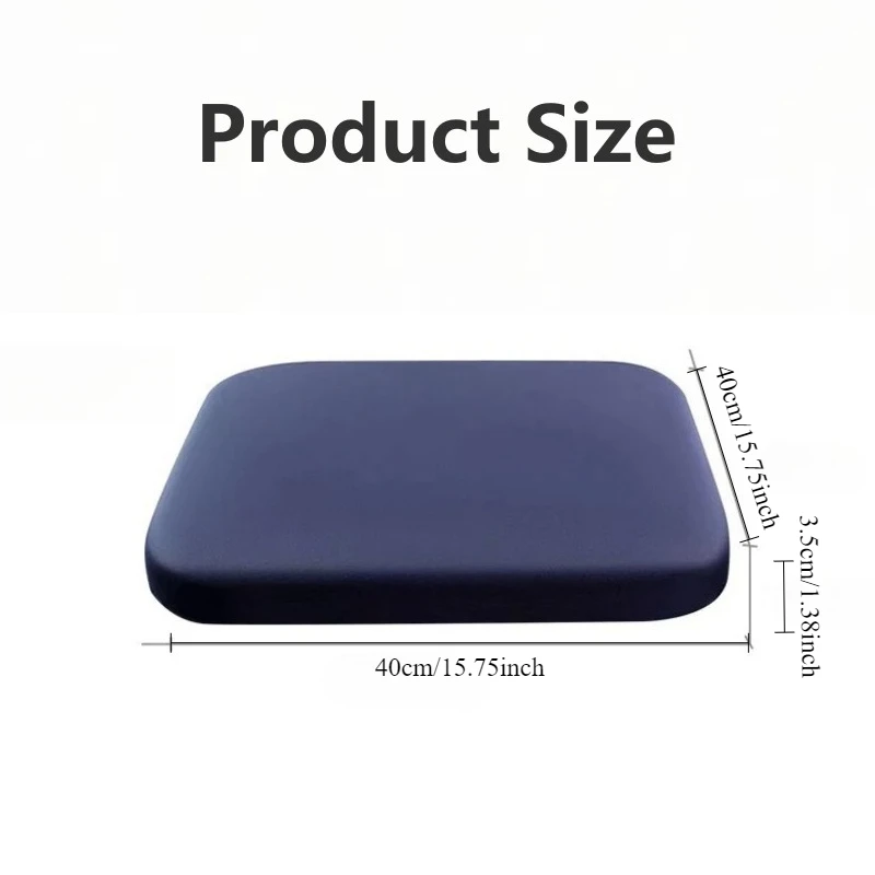 Sitzkissen aus Memory-Schaum, langsame Rückprall-Unterstützung, ergonomisch, für Auto, Büro und Studenten, Sitzkissen, verlängertes Sitzen, Gott-Werkzeug – Detail 3