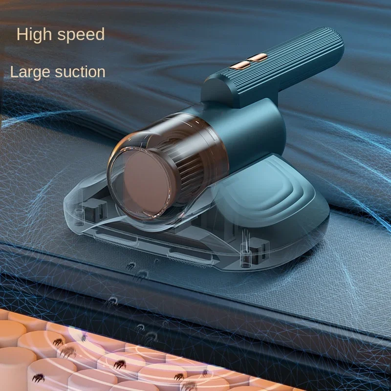 Small Mite Eliminator Blue Light Radiation Vacuum Cleaner Household Bed Handheld Wireless Portable Mite Eliminator Device