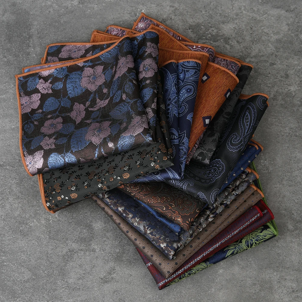Men's Floral Pocket Square, Wedding & Party Accessory