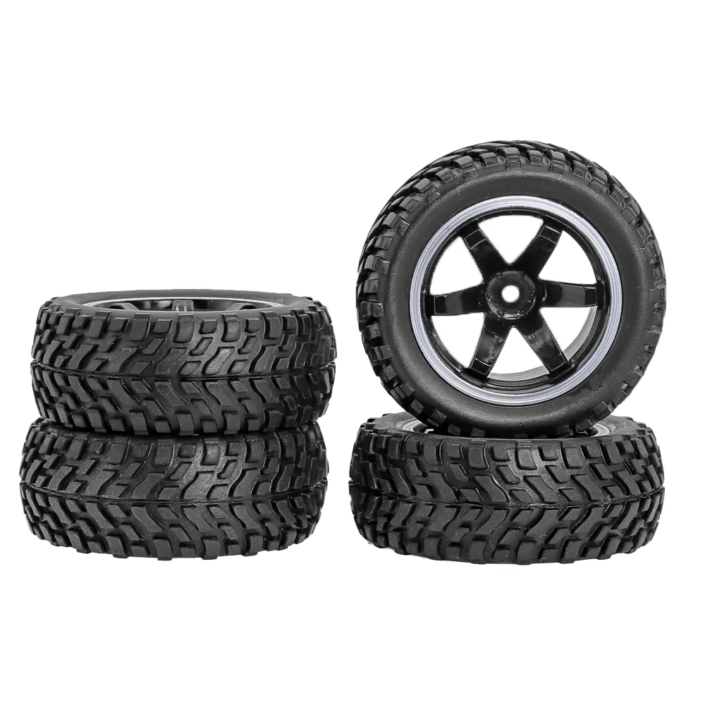 

4PCS rc car parts 1/10 Scale 75mm Rally Car Tyres for 1:10 Off-road On Road Car Traxxas Tamiya HSP HPI Kyosho