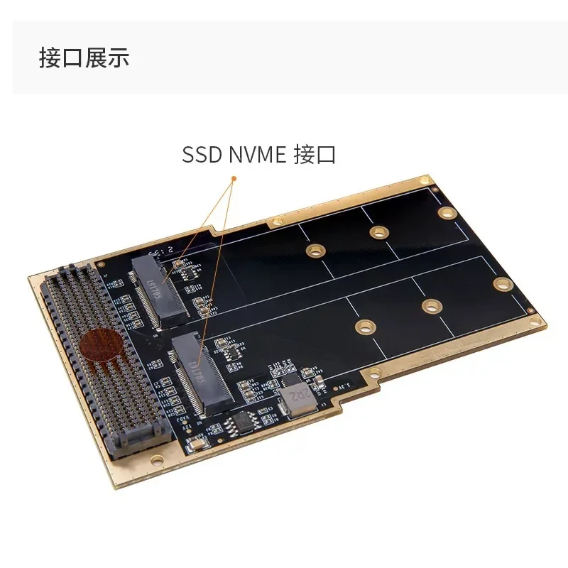 BoMaSALINX FH1402: FMC HPC To 2-Channel M.2 NVME SSD Interface AdapterAlinx