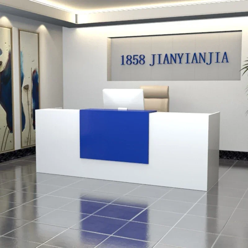 

Reception Church Pulpit Front Desk Lectern Modern Office Pulpitos Salon Shop Counter European Mostrador Postmodern Furniture