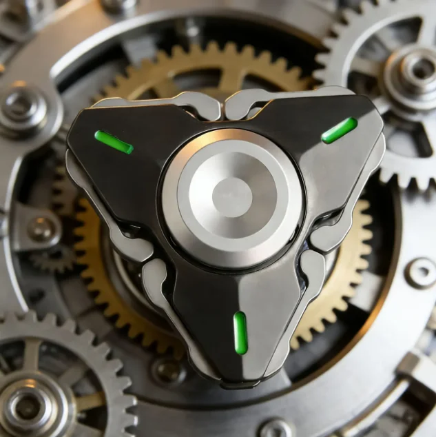 Spinner Metálico de Alta Tecnología, Juguete Antiestrés EDC para TDAH, Adultos, Juguete de Mano Moderno, Buen Regalo para Niños