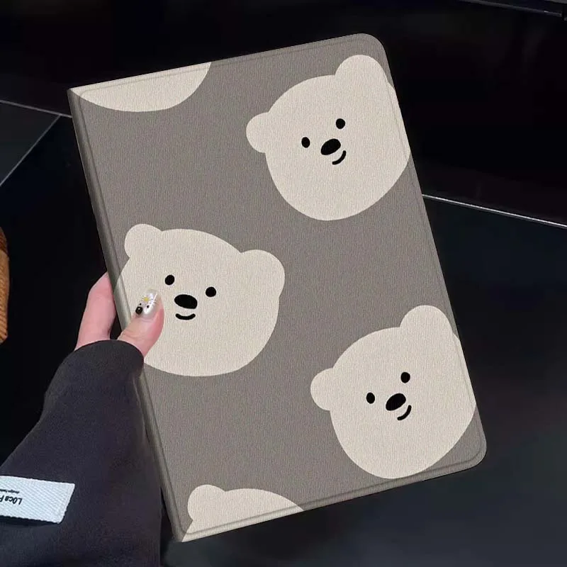 

Little bear donut puppy Gift Tablet Case For Huawei Honor MatePad MediaPad Air 5 6 7 11 V6 V7 V8 V9 X9 X8 T10 T10s C5e T5