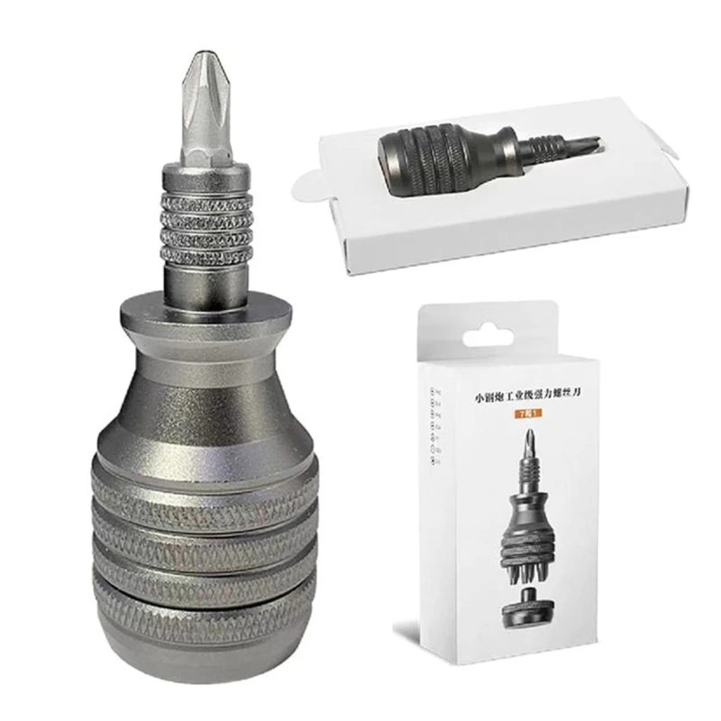 Convenient Magnetic Bit Holder Tool Screwdriver Tool Versatile Screwdriver Set Aluminum for Easy Screwdriving Drop Ship