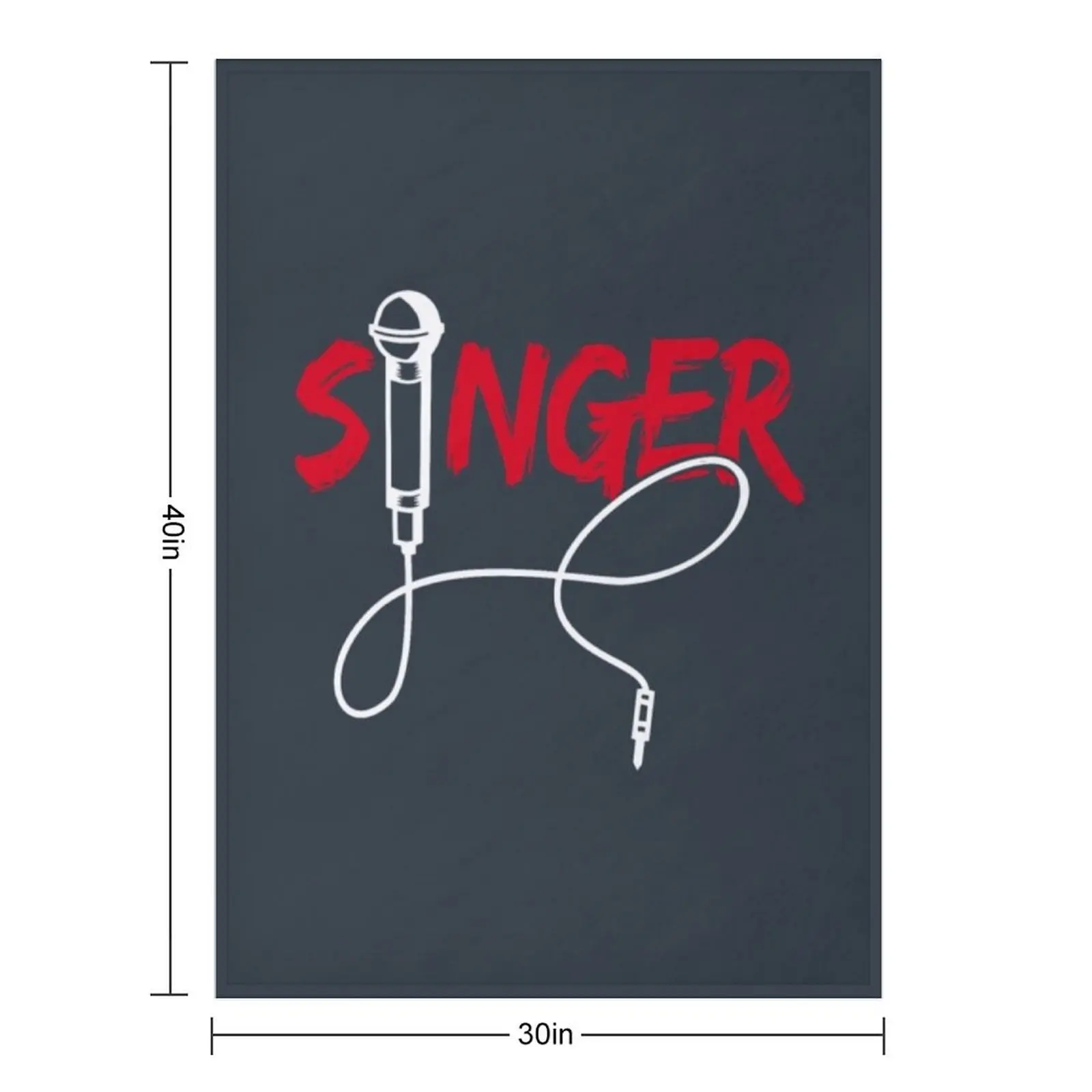 Singer band festival music microphone Throw Blanket Bed christmas decoration Blankets For Baby blankets ands Blankets