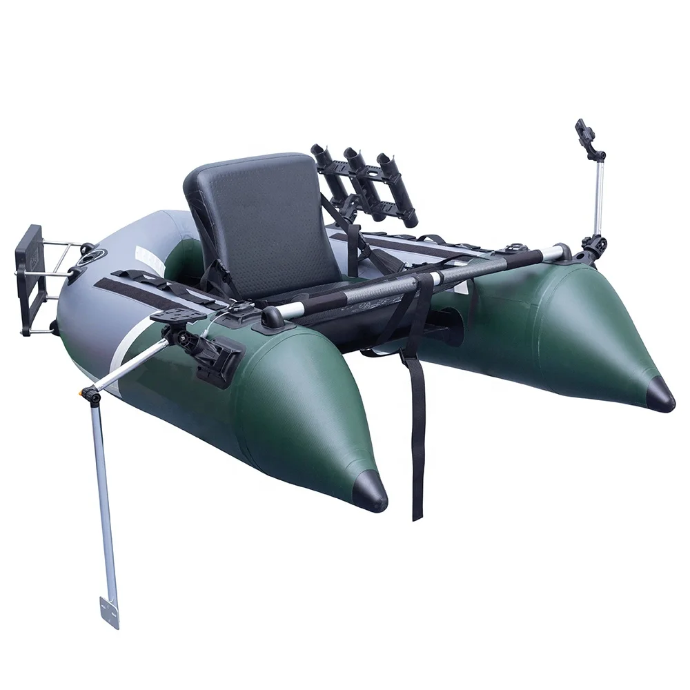 Venta caliente OEM servicio PVC pequeña silla de pesca inflable barco flotador tubo vientre barco para pescar