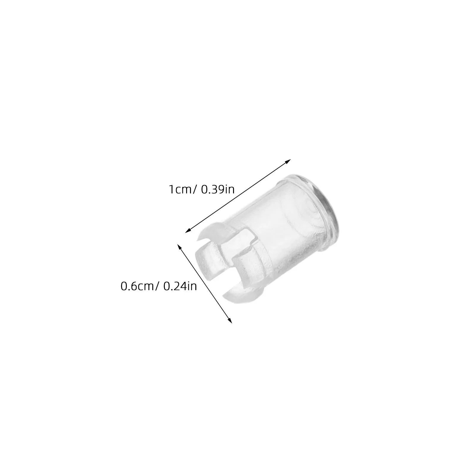 Clear Plastic LED Holder Clips Protective Diode Covers Compatible 5Mm Emitting Diode Light Mount Panel Display Sleeve