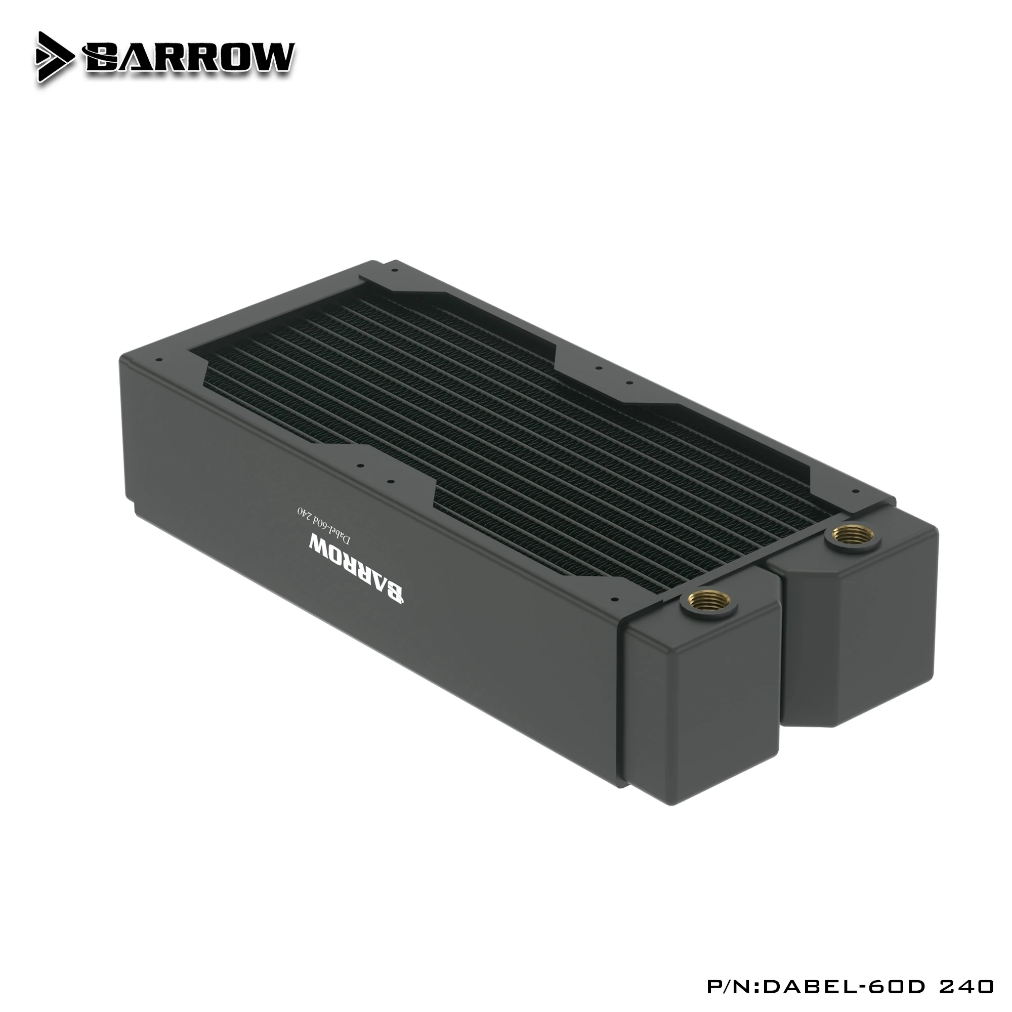 Barrow Copper Watercooling Radiator 60mm 240 360 Watercooler, DIY Ultra Thick High Density Single-Wave, Dabel-60d
