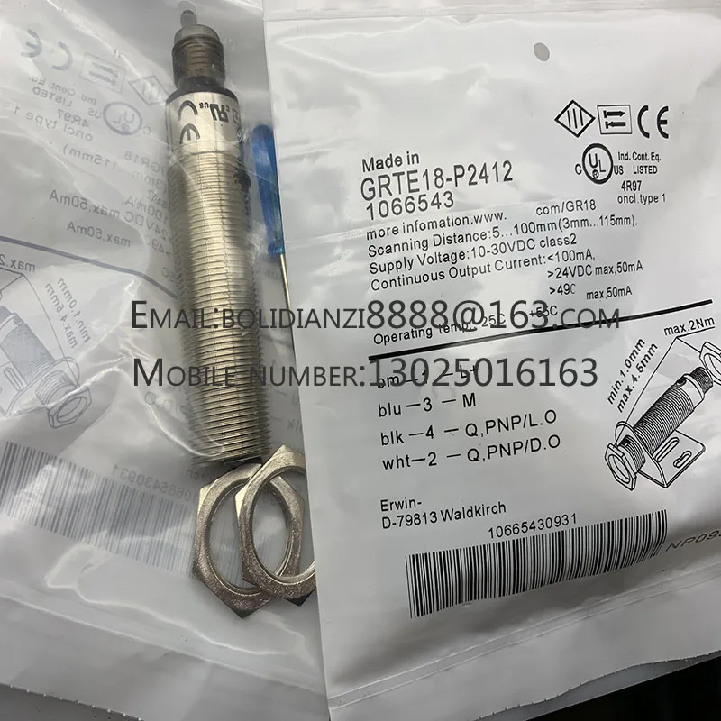 

The brand-new original sensor GRTE18-P2412 GRTE18-N2412/P2432/N2432 One year warranty in stock