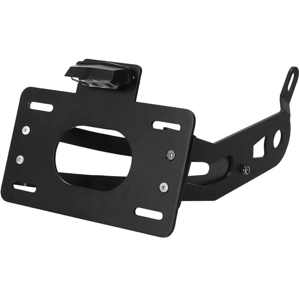 

Motorcycle Side Mount LED License Plate Light For Yamaha XV1100 Virago XV535 535 Rear Registration Number Holder Bracket Lamp