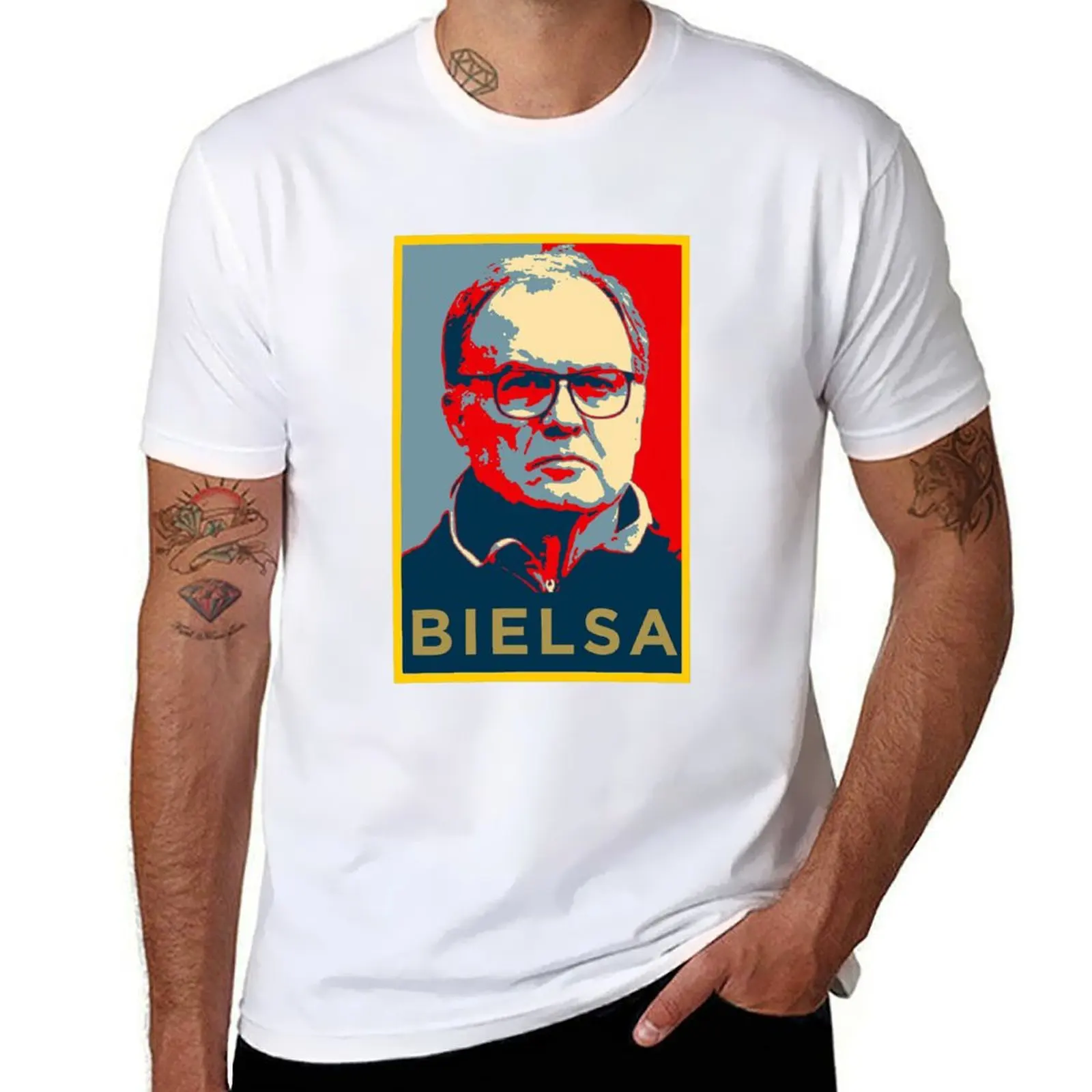 

Marcelo Bielsa Artwork T-Shirt man t shirt cotton t shirts for man graphic tees T-Shirt